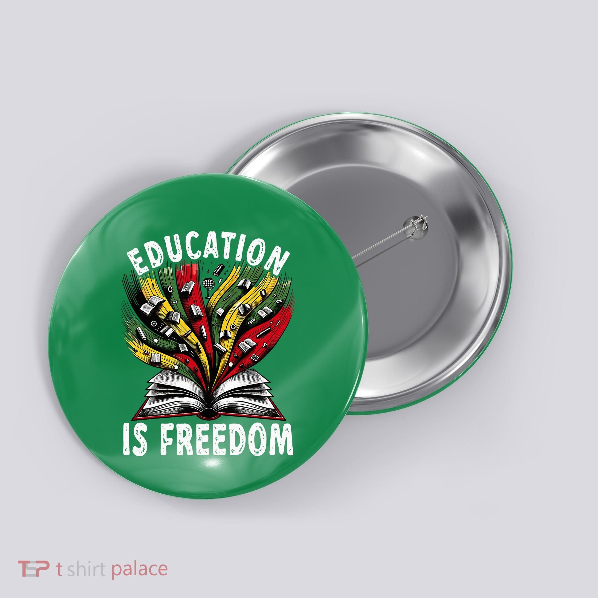 Black History Education Is Freedom Books Black History Button