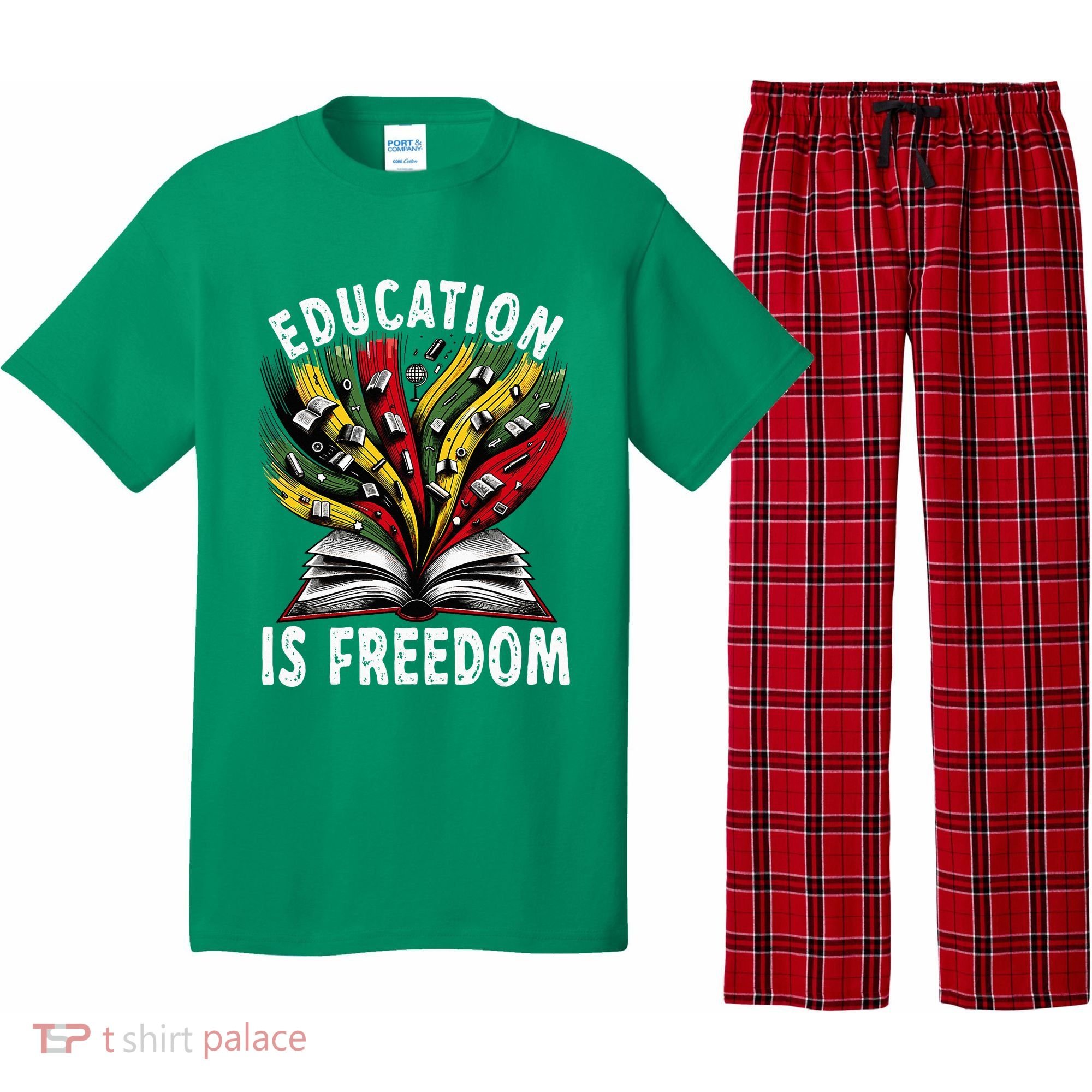 Black History Education Is Freedom Books Black History Pajama Set
