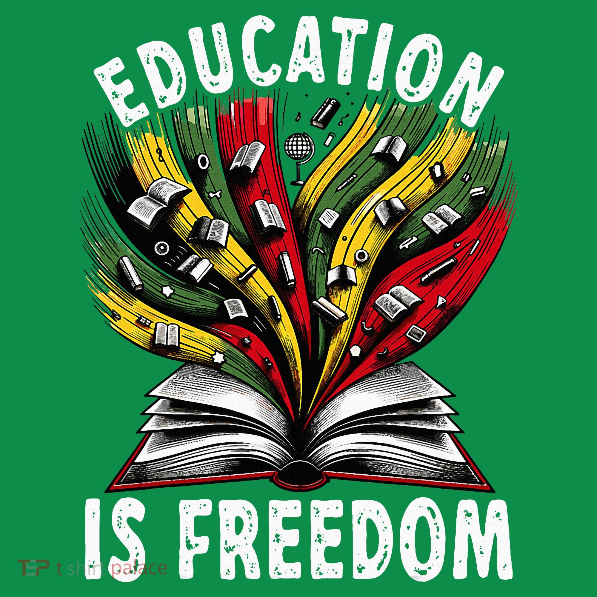 Black History Education Is Freedom Books Black History Mousepad