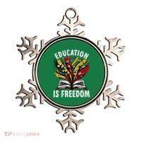 Black History Education Is Freedom Books Black History Ornament thumb 0