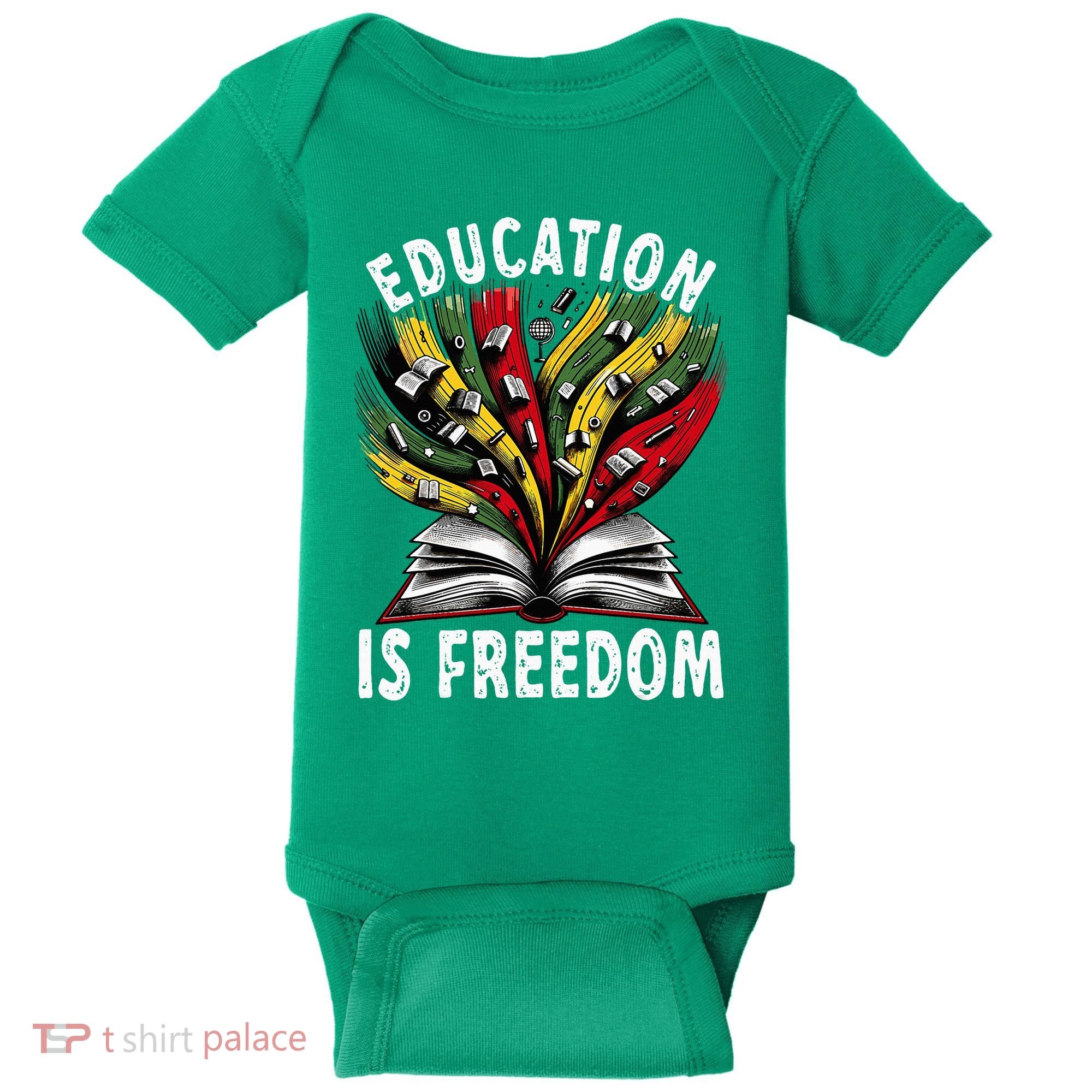 Black History Education Is Freedom Books Black History Baby Bodysuit