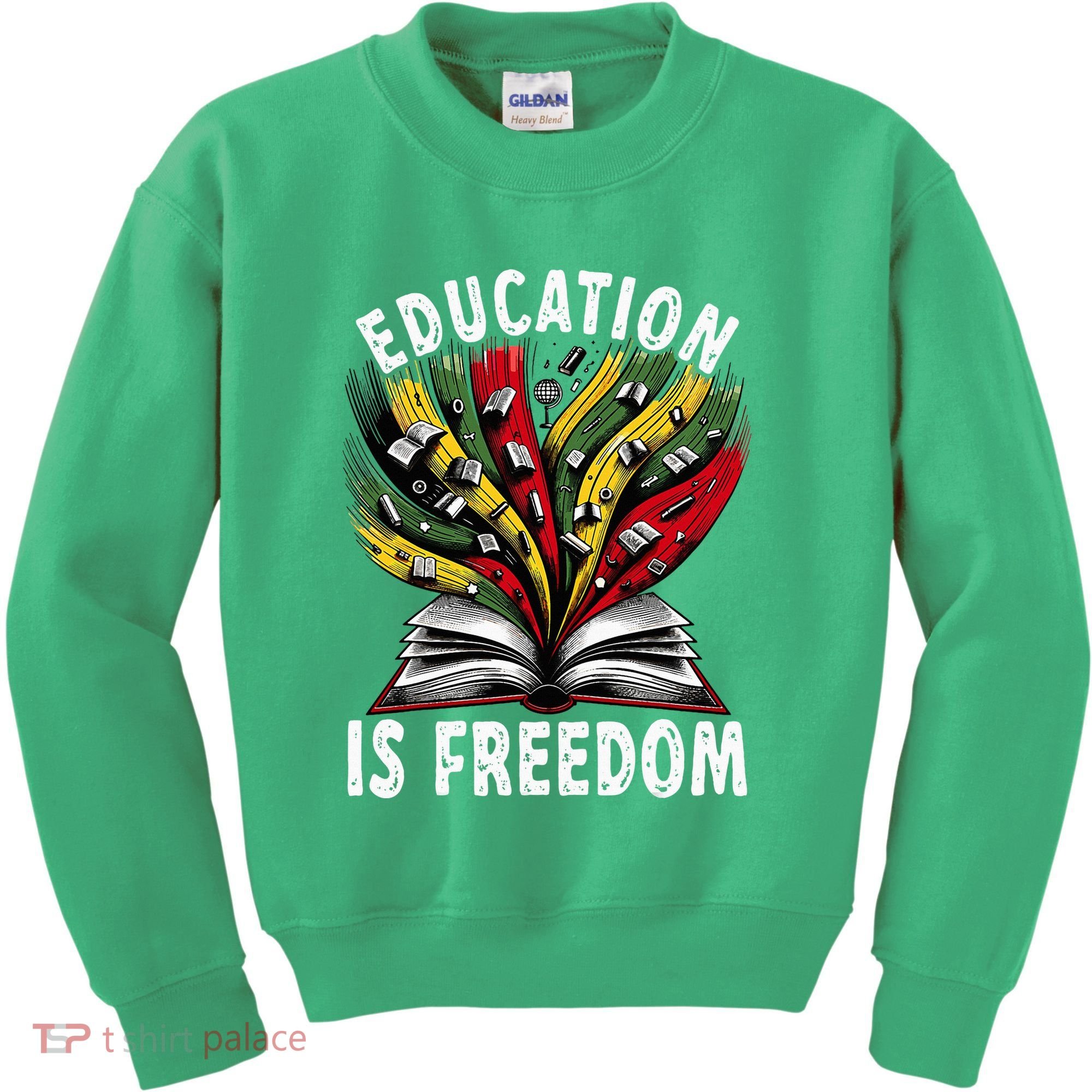 Black History Education Is Freedom Books Black History Kids Sweatshirt