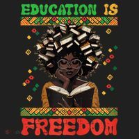 Black History Education Freedom Afro Teacher Female Women's Sweatshirt thumb 2