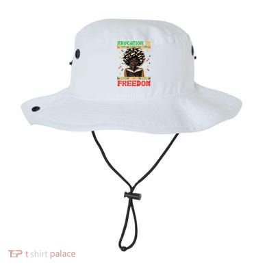Black History Education Freedom Afro Teacher Female Bucket Hat
