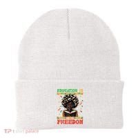 Black History Education Freedom Afro Teacher Female Beanie thumb 0