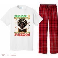 Black History Education Freedom Afro Teacher Female Pajama Set thumb 0
