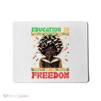 Black History Education Freedom Afro Teacher Female Mousepad thumb 0
