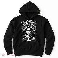 Black History Education Is Freedom Books Hoodie thumb 0