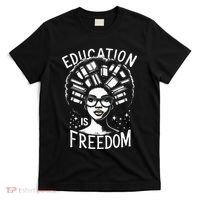 Black History Education Is Freedom Books T-Shirt thumb 0