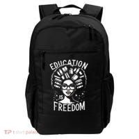 Black History Education Is Freedom Books Backpack thumb 0