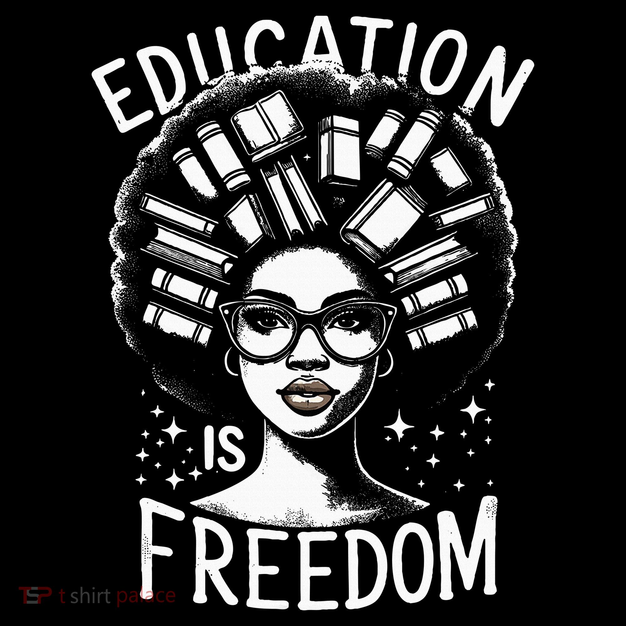 Black History Education Is Freedom Books Women's Hoodie