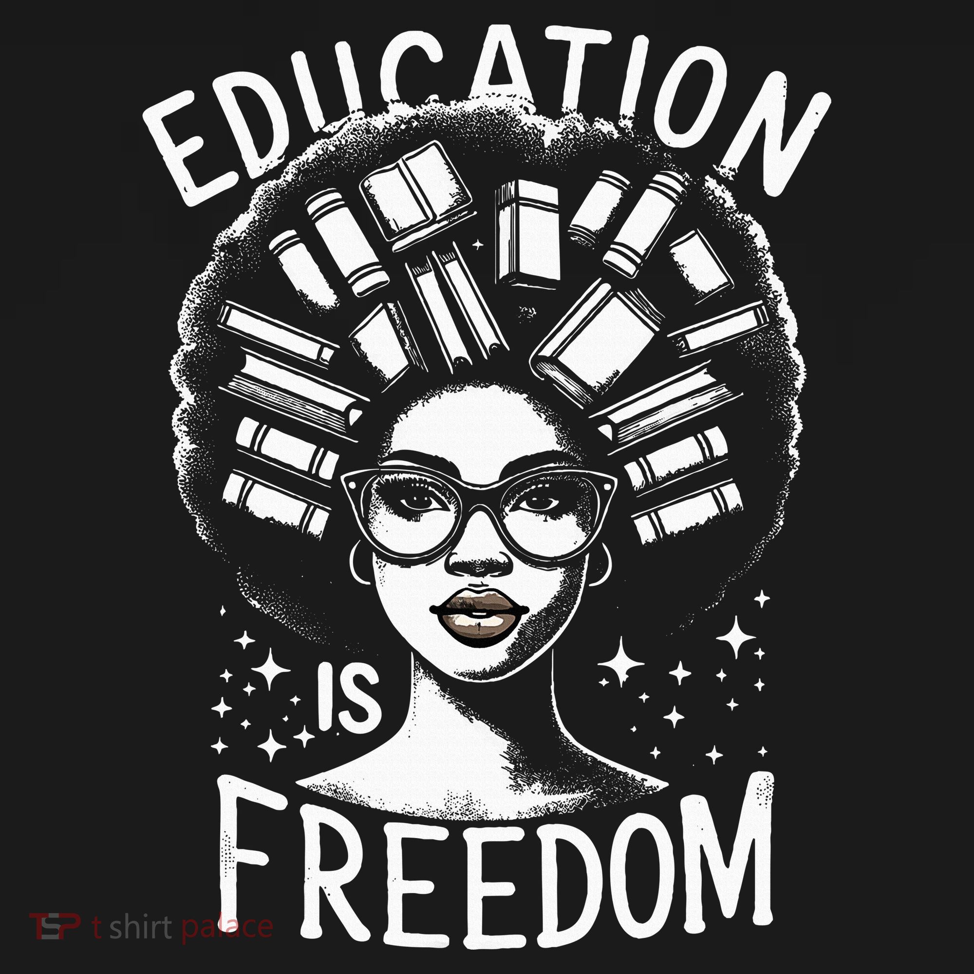 Black History Education Is Freedom Books Mousepad