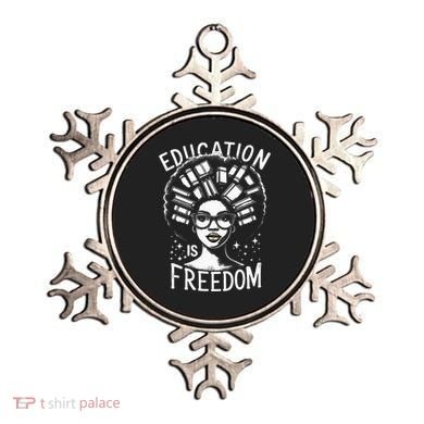 Black History Education Is Freedom Books Ornament