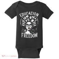 Black History Education Is Freedom Books Baby Bodysuit thumb 0