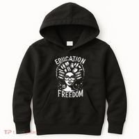 Black History Education Is Freedom Books Kids Hoodie thumb 0
