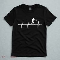 Baseball Heartbeat For Baseball Players And Fans T-Shirt thumb 5