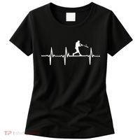 Baseball Heartbeat For Baseball Players And Fans Women's T-Shirt thumb 0
