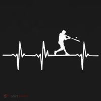 Baseball Heartbeat For Baseball Players And Fans Women's T-Shirt thumb 6