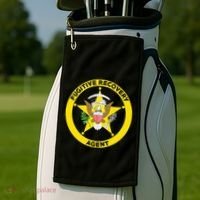 Bounty Hunter For Fugitive Recovery Agents Leo Golf Towel thumb 2