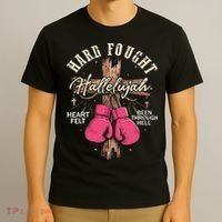 Brandon Hard Fought Hallelujah Praise Jesus T-Shirt thumb 3