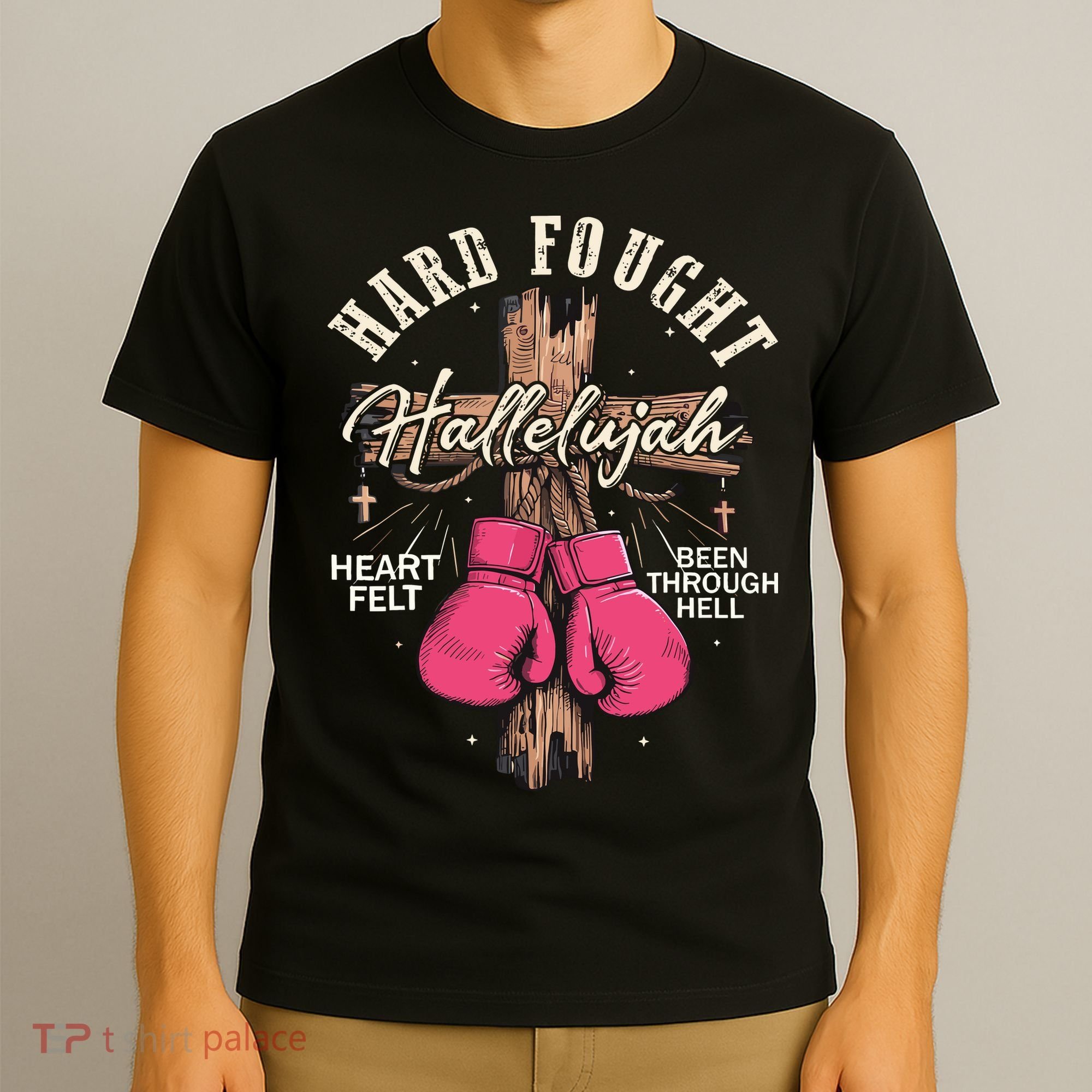 Brandon Hard Fought Hallelujah Praise Jesus T-Shirt