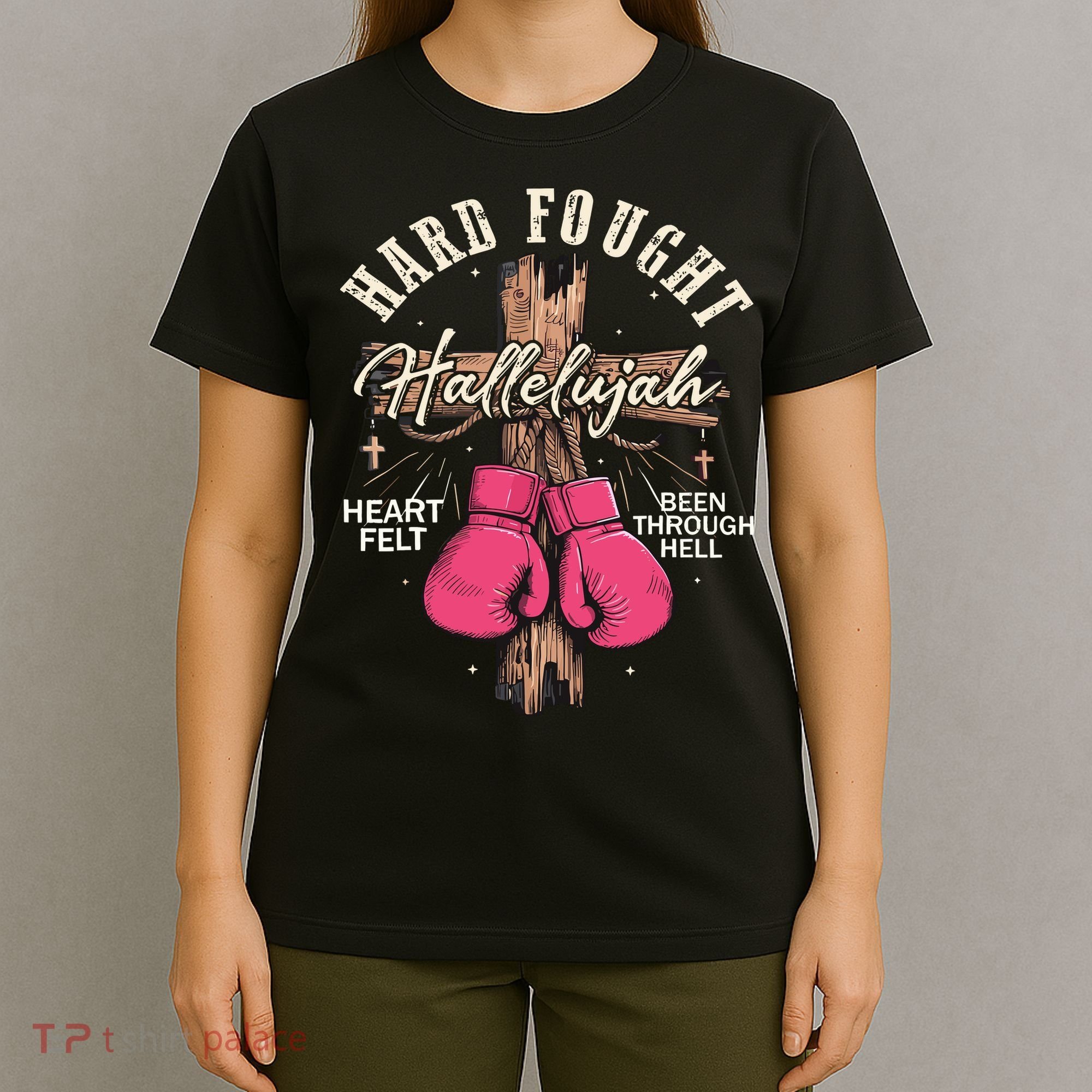 Brandon Hard Fought Hallelujah Praise Jesus T-Shirt