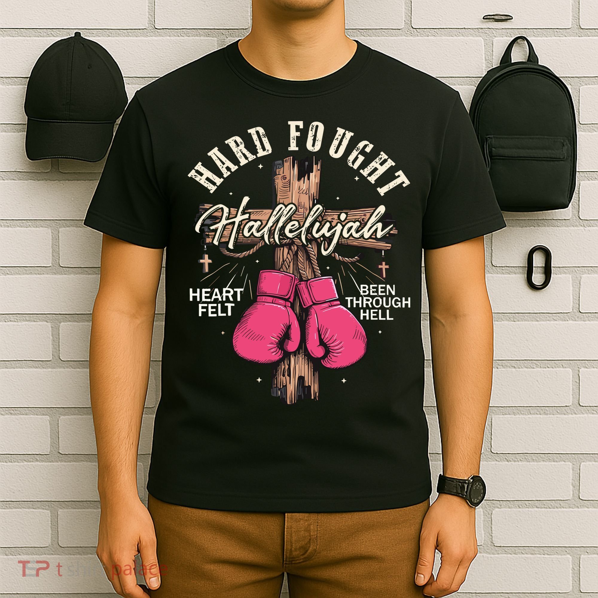 Brandon Hard Fought Hallelujah Praise Jesus T-Shirt