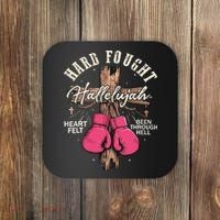 Brandon Hard Fought Hallelujah Praise Jesus Coaster thumb 0