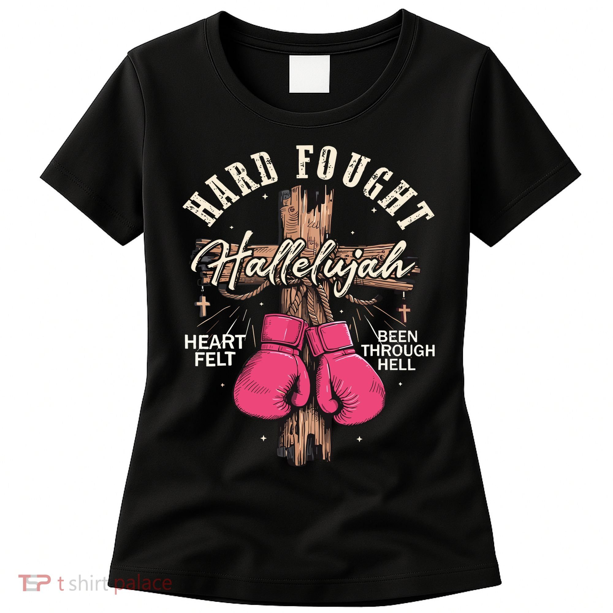Brandon Hard Fought Hallelujah Praise Jesus Women's T-Shirt