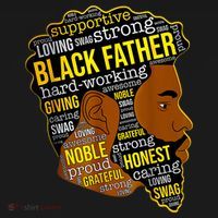 Best Happy Father’s Day Black Father King Afro African Man Toddler Hoodie thumb 2