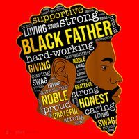 Best Happy Father’s Day Black Father King Afro African Man Santa Hat thumb 1