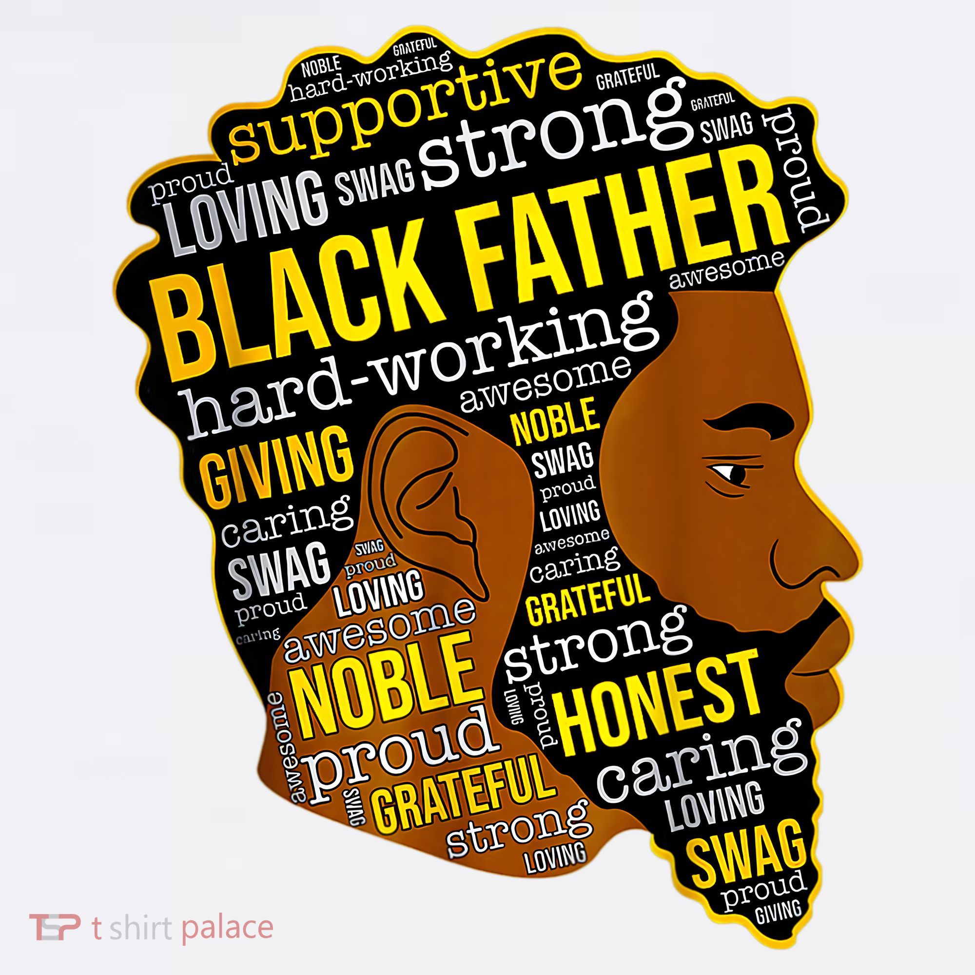 Best Happy Father’s Day Black Father King Afro African Man Long Sleeve Shirt