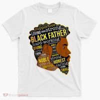 Best Happy Father’s Day Black Father King Afro African Man T-Shirt thumb 0