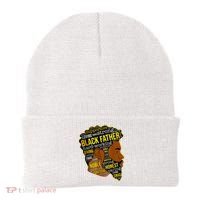 Best Happy Father’s Day Black Father King Afro African Man Beanie thumb 0