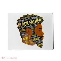 Best Happy Father’s Day Black Father King Afro African Man Mousepad thumb 0