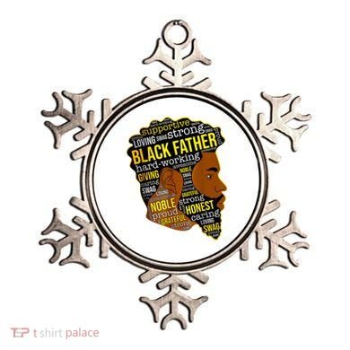 Best Happy Father’s Day Black Father King Afro African Man Ornament