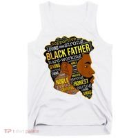 Best Happy Father’s Day Black Father King Afro African Man Tank Top thumb 0