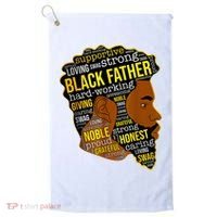 Best Happy Father’s Day Black Father King Afro African Man Golf Towel thumb 0