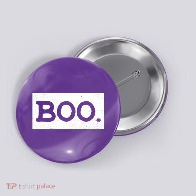 Boo Halloween Festive Button