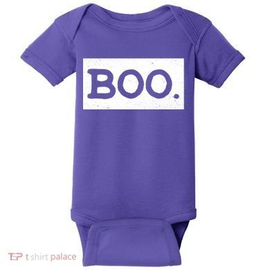 Boo Halloween Festive Baby Bodysuit