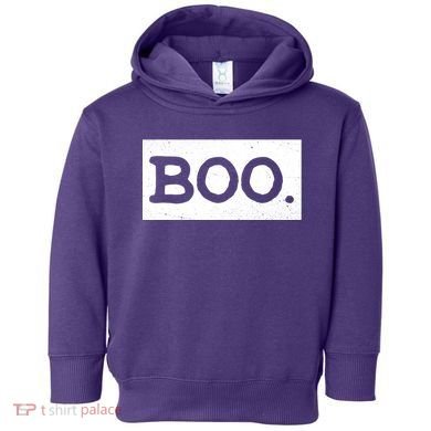 Boo Halloween Festive Toddler Hoodie