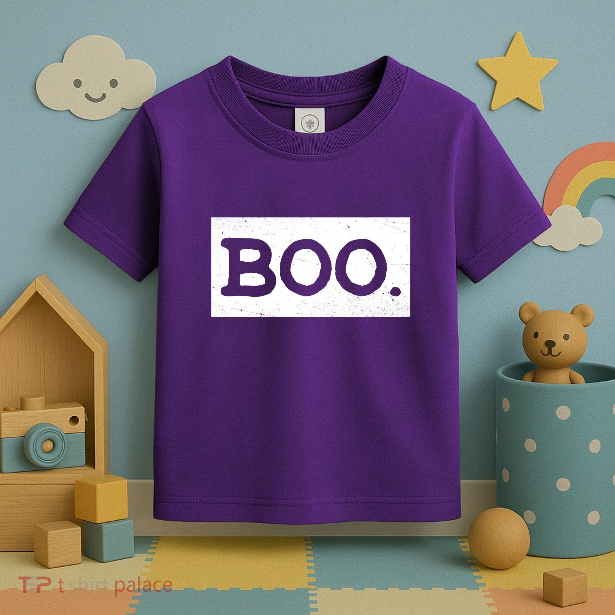 Boo Halloween Festive Toddler T-Shirt