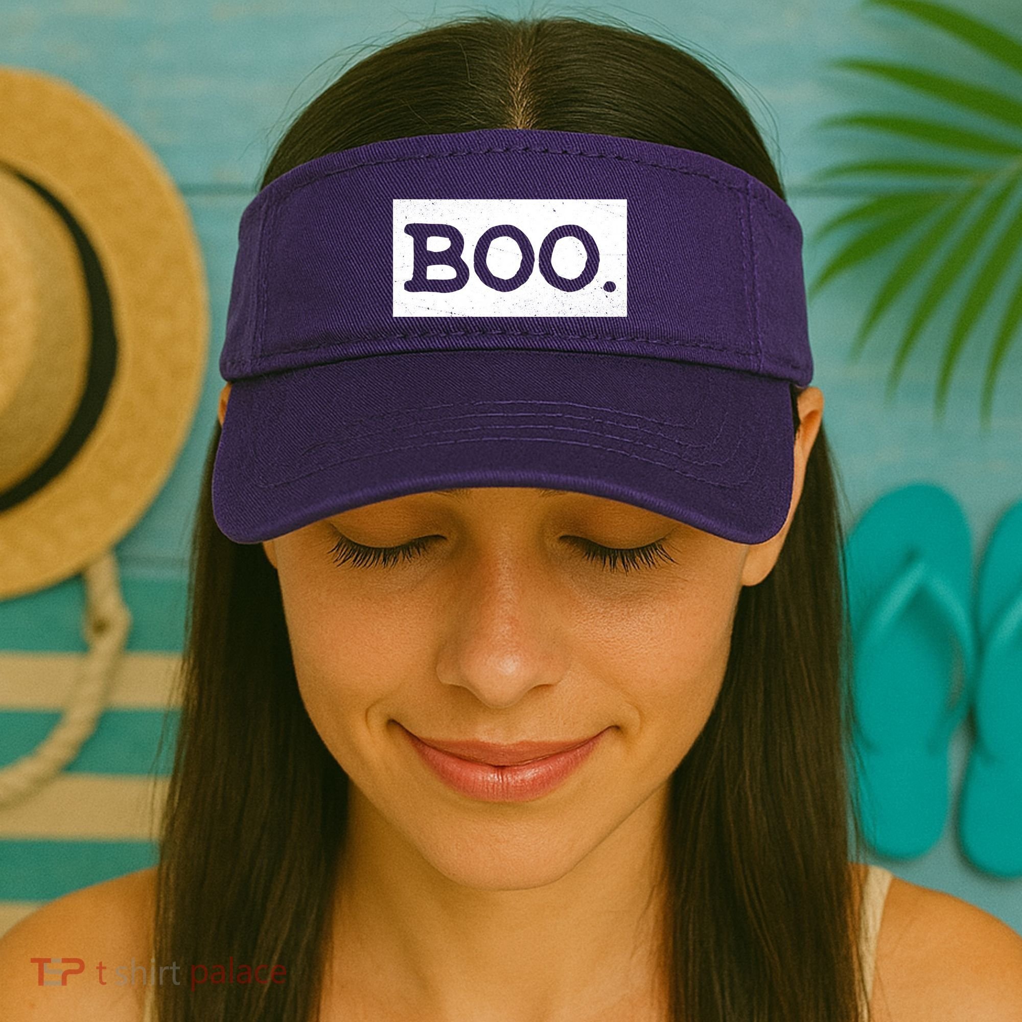 Boo Halloween Festive Visor
