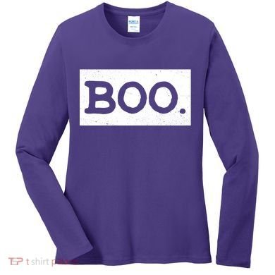 Boo Halloween Festive Women's Long Sleeve Shirt