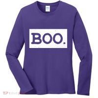 Boo Halloween Festive Women's Long Sleeve Shirt thumb 0