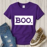 Boo Halloween Festive Women's T-Shirt thumb 3