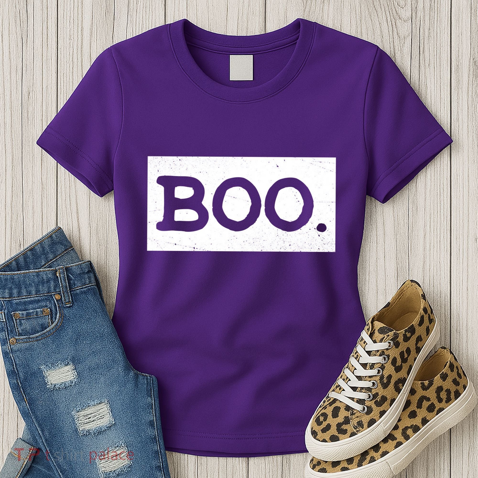 Boo Halloween Festive Women's T-Shirt