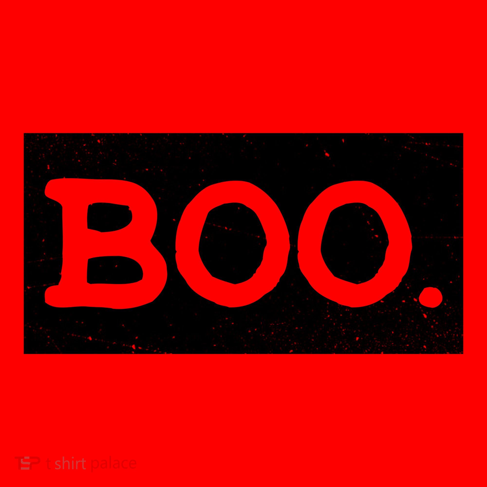 Boo Halloween Festive Santa Hat