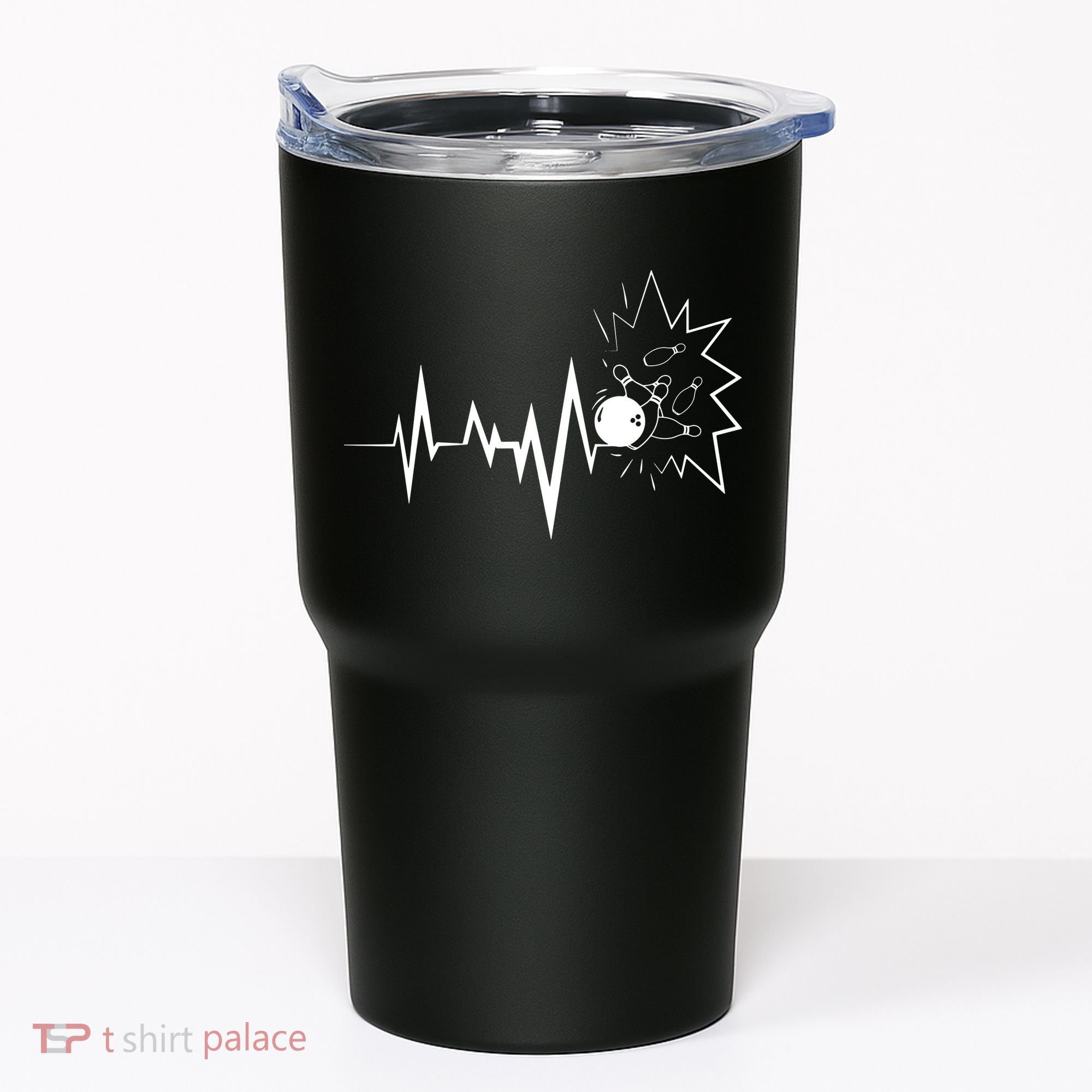 Bowling Heartbeat For Bowling Lovers And Players Tumbler