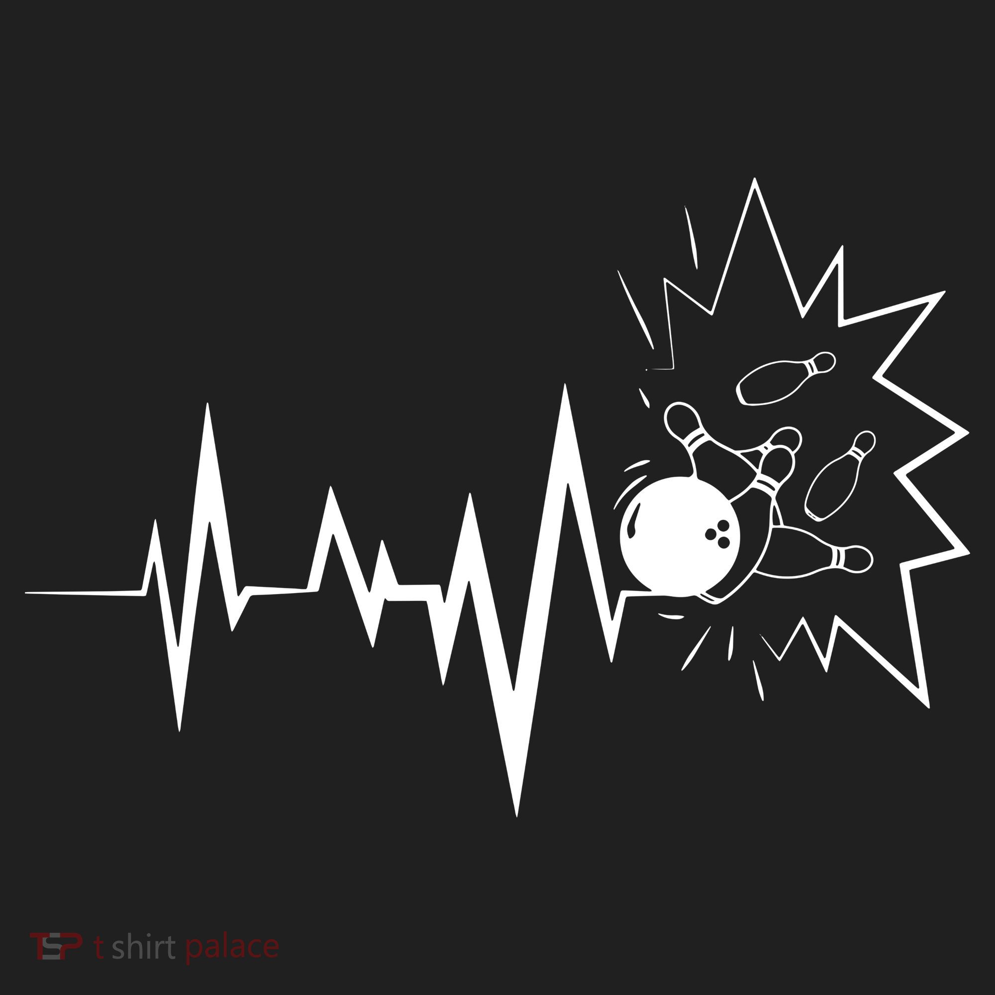 Bowling Heartbeat For Bowling Lovers And Players Tumbler
